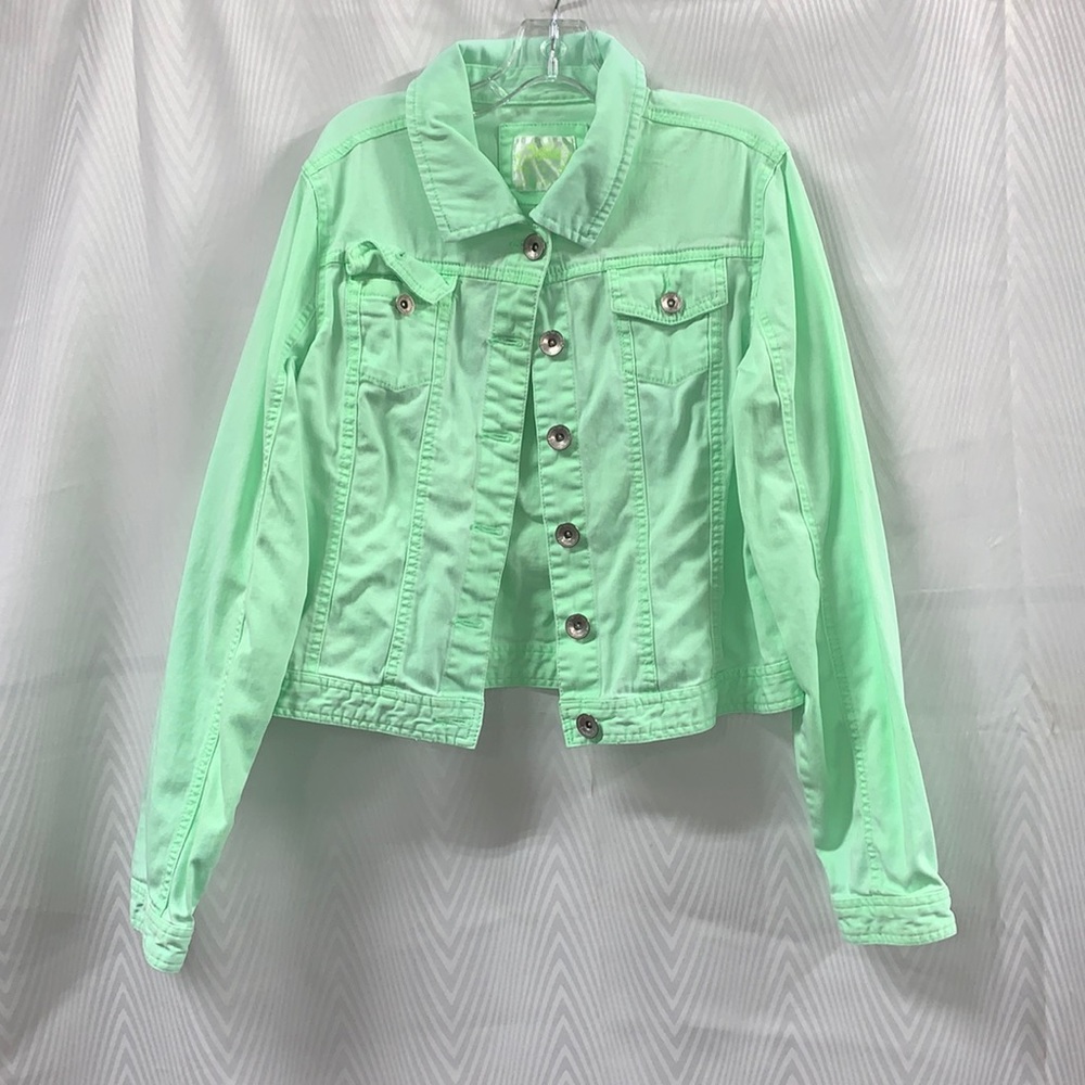 Kids Justice Lime Green Jean Jacket